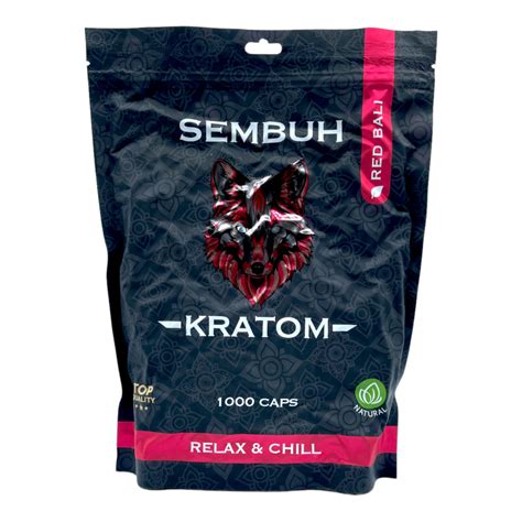 Buy Sembuh Red Bali Kratom Capsules For Sale