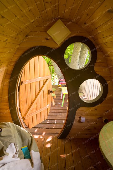 Домик на Дереве для Частного Дома с Горкой и Качелей | Parktropa