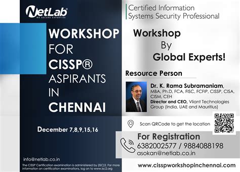CISSP® (Certified Information Systems Security Professional) Workshop