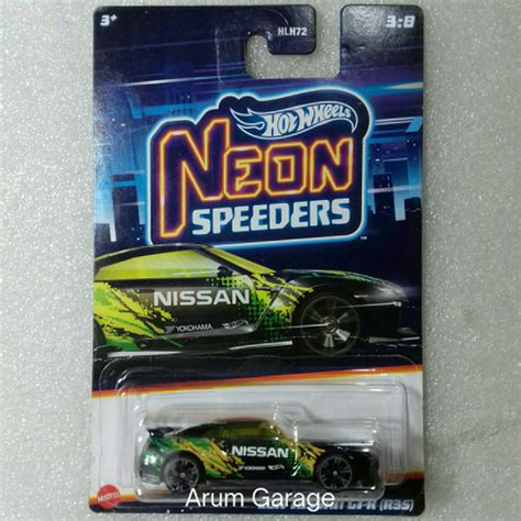 Jual Hot Wheels Nissan Gt R R Card Neon Speeders Series Yokohama Kota Bandung Arum