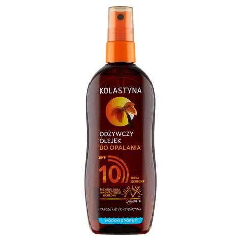 Kolastyna Olejek Do Opalania W Sprayu SPF 10 150 Ml Wodoodporny