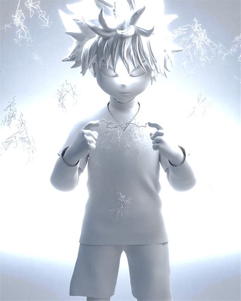 Killua Fan Art Finished Projects Blender Artists Community