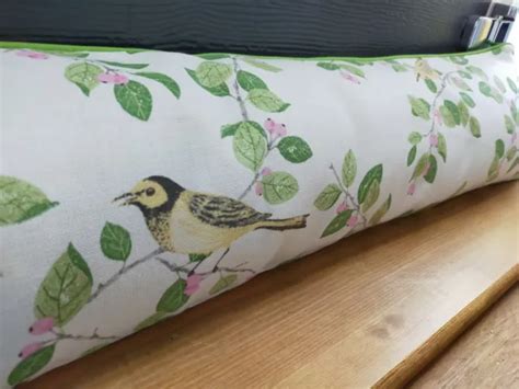 SALE LAURA ASHLEY Aviary Garden Birds Fabric Draught Excluder Cover