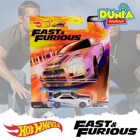 Jual Hot Wheels Premium Fast And Furious Retro Nissan Skyline GT R Mitsubishi Eclipse