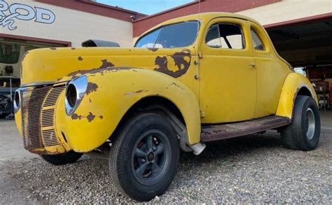 Hemi Powered Gasser 1940 Ford Deluxe Barn Finds