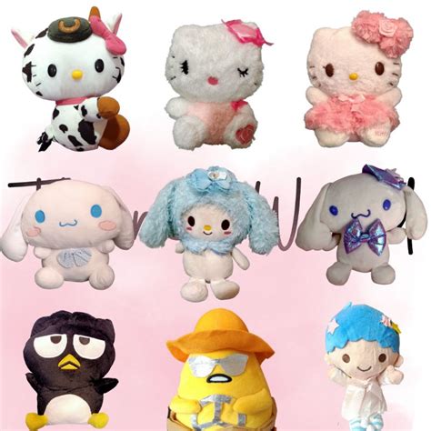 Hello Kitty And Friends My Melody Cinnamoroll Little Twin Star Gudetama Stuffed Toys