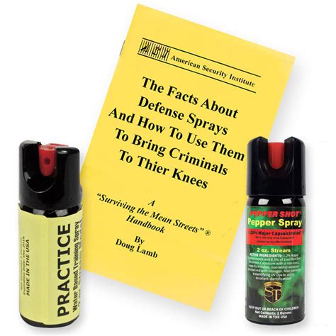 2 Oz Police Pepper Spray Training Kit Pepper Spray Store