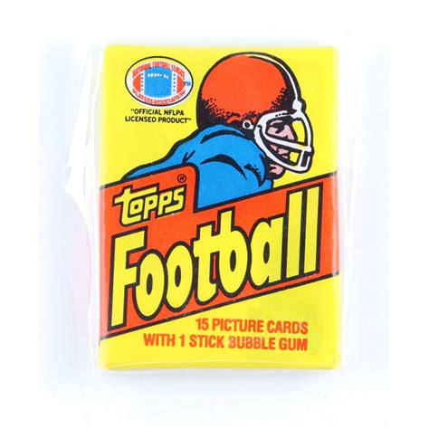 1981 Topps Football Wax Pack With 15 Cards Pristine Auction