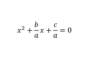 Quadratic Formula Derivation Activity by Catenary | TpT