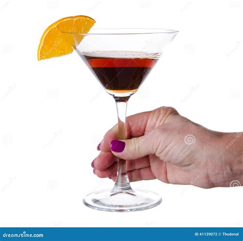 Woman S Hand Holding A Cocktail Glass Stock Photo Image Of Glass