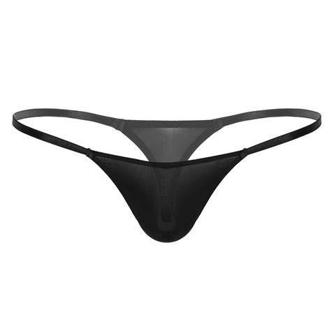 Herren Strings Elastische G String Unterw Sche Bikini Briefs Tanga