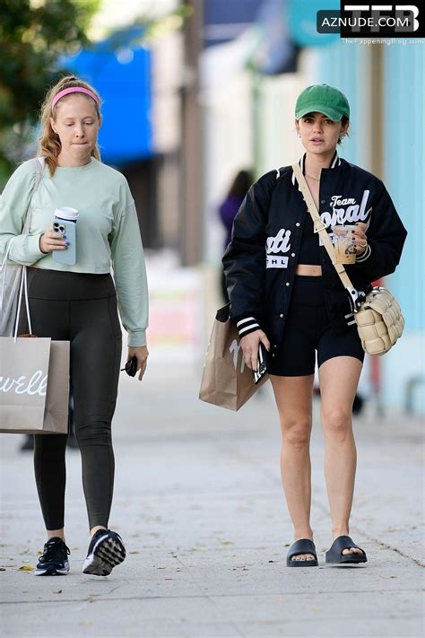 Lucy Hale Sexy Seen Showing Off Her Hot Legs Out With A Friend In Studio City Aznude