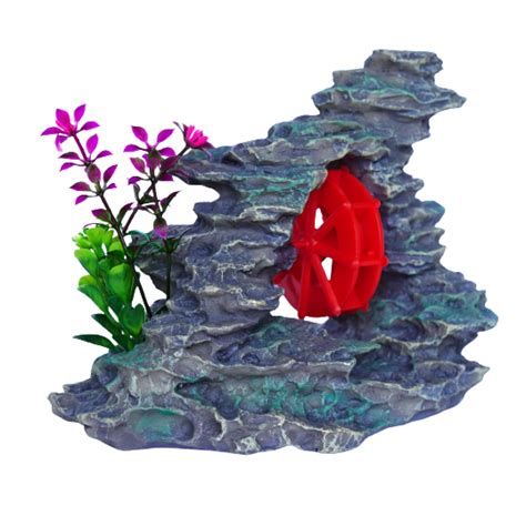 ᐉ Изкуствена декорация - Воденица с въздух на ТОП ценa | AquariumBG