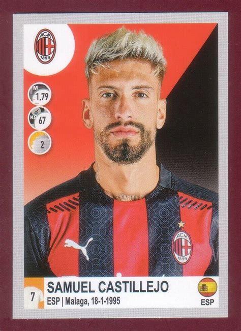 Ac Milan Esp Panini Samuel Baseball Cards Figurine