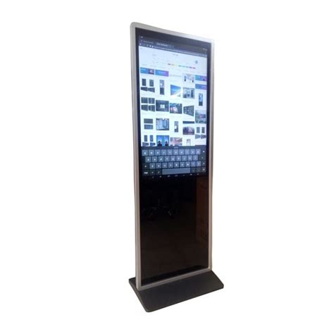 jual grosir digital signage touch screen   windows hitam