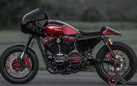 Harley Davidson Forty Eight Cafe Racer Tampil Sangar Dan Agresif