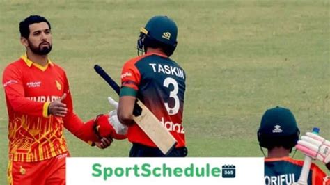 BAN Vs ZIM 2024 T20I Series Schedule Matches Date Time Venue