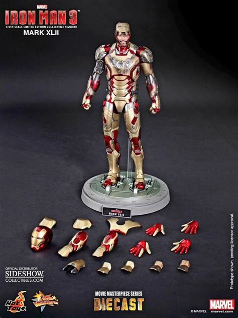 Hot Toys Iron Man Mark Xlii New Hobbies Toys Toys Games