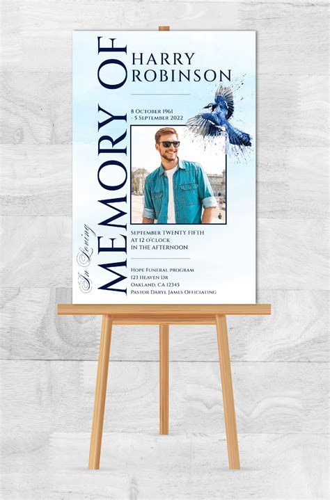 Memorial Poster - 2164 - DisciplePress - Memorial & Funeral Printing