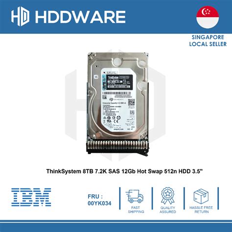 Thinksystem Tb K Sas Gb Hot Swap N Hdd Xb A Yk Shopee Singapore