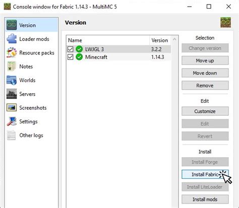 Install Fabric Multimc Windows Fabric Wiki