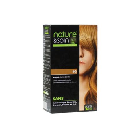 SANTE VERTE Nature soin coloration permanente blond clair doré 8G