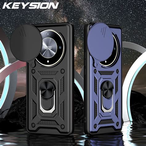 Keysion เคสโทรศัพท์มือถือ กันกระแทก ป้องกันเลนส์กล้อง พร้อมแหวนขาตั้ง