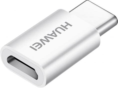 Переходник Huawei microUSB-USB type-C White: купить по цене 49 рублей в ...