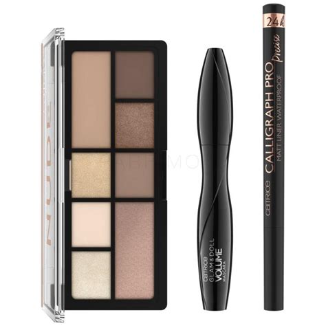 Catrice The Pure Glam Eye Set Подаръчен комплект палитра сенки за очи The Pure Nude Eyeshadow
