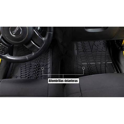 Alfombras Delanteras Y Traseras Para Jeep Wrangler Jk Unlimited