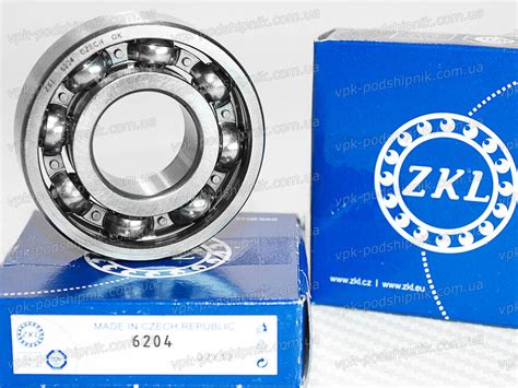 Подшипник 6204 ZKL аналог 204 Купить Цена 102 в Украине