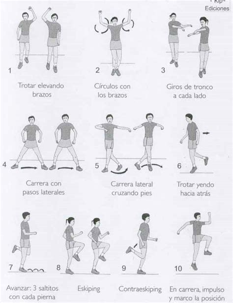 Ejercicios De Calentamiento Y Estiramientos