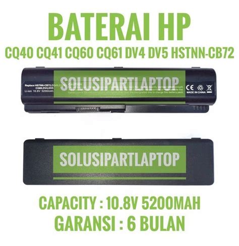 Jual Baterai Hp Cq Cq Cq Cq Cq Hstnn Cb Di Lapak