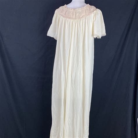 Vintage Lingerie Nylon Chiffon Lingerie Nightgown Dre Gem