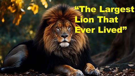 The Barbary Lion The Largest Lion That Ever Lived Youtube