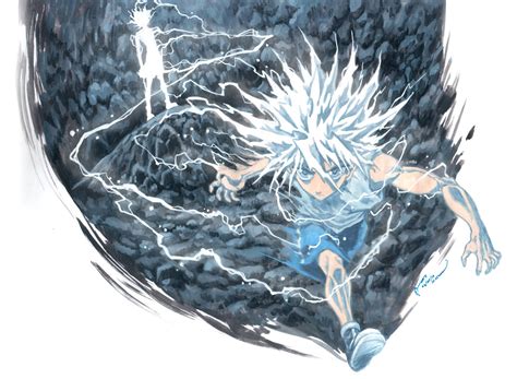 Killua God Speed Hunter Anime Killua Hunter X Hunter