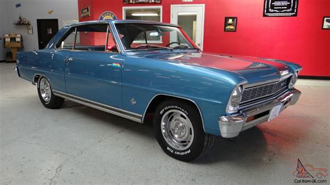 1966 Chevrolet Chevy Ii Nova Ss True Ss Factory Marina Blue