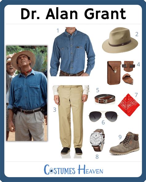 Jurassic Park Costume Quda Halloween