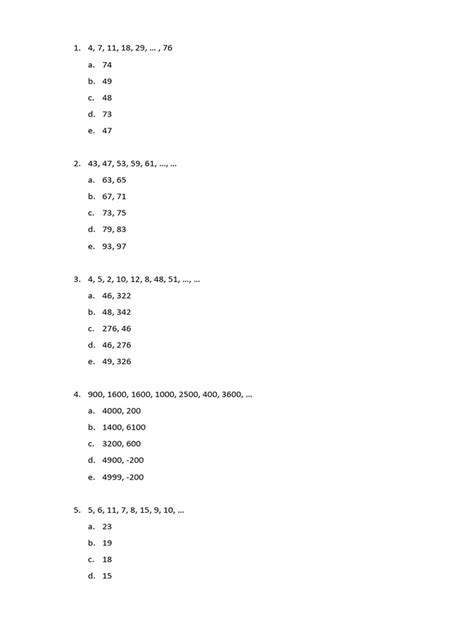 50 Soal Baris Deret 2 Pdf