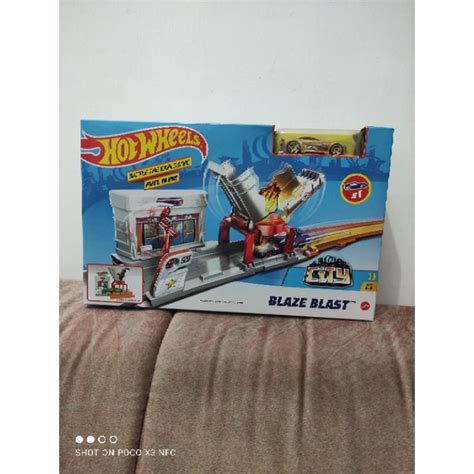 Jual Hot Wheels Blaze Blast Track Set Original Mattel Kondisi Baru Shopee Indonesia