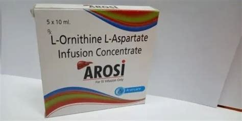 L Ornithine L Aspartate 5mg Injection at best price in New Delhi