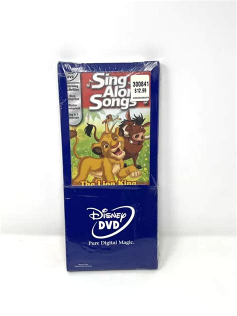 DISNEY SING ALONG Songs The Lion King Circle of Life DVD Collectible ...