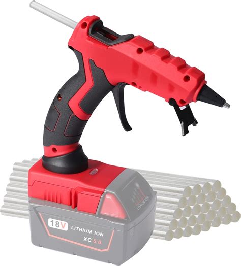 Amazon Cordless Hot Glue Gun For Milwaukee M Handheld Glue Gun