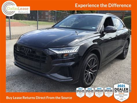 Check Out This Sleek Blacked Out Audi Q8 Dallas Lease Returns