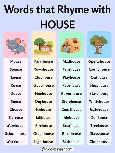 rhymes with house 6