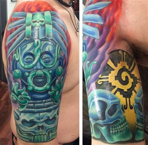 Amazing Mayan Tattoos For Men Inspiration Guide Mayan