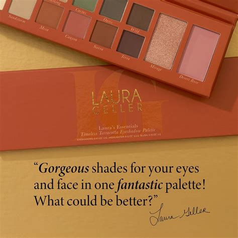 Laura S Essentials Timeless Terracotta Multi Finish Eye Face Palette