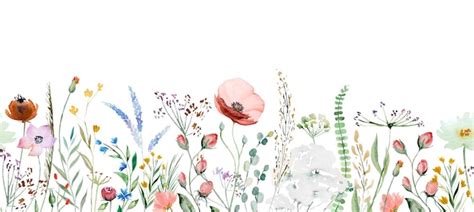 Watercolor Wildflowers