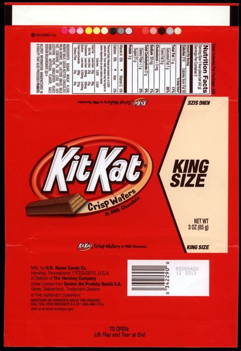 Snack Size Kit Kat Wrapper Template