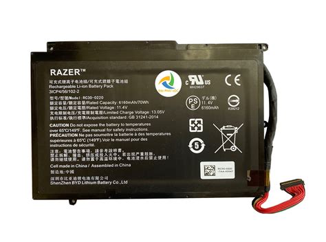 Pin Laptop Razer Blade E Rz Rz Rc Zin